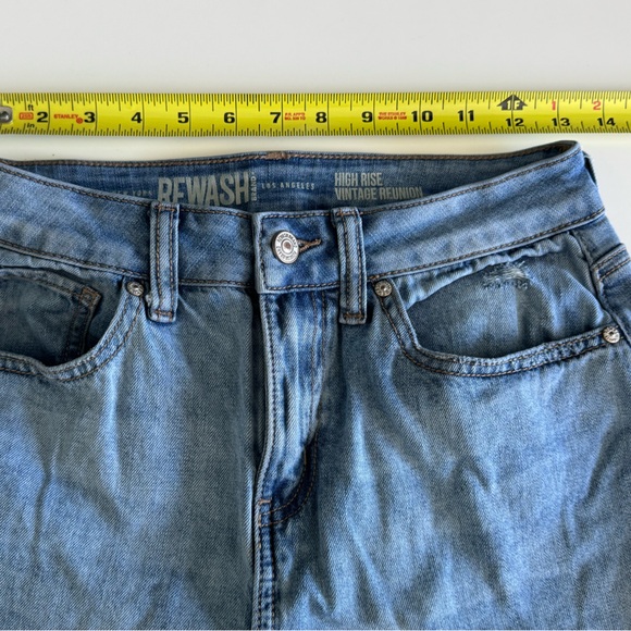 Rewash Vintage Reunion Jeans Women's‎ 3 26 High Rise Distressed - Picture 3 of 8